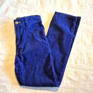 Mini Boden boys 10 years navy blue corduroy adjustable waist pants VGUC